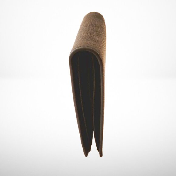 VALENTINO COMPACT VLOGO SIGNATURE BLACK GRAINY CALFSKIN WALLET - Picture 4 of 7